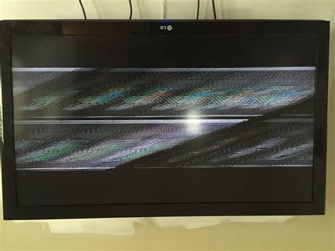 LG TV scrambled